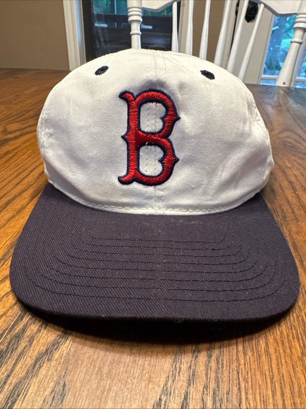 VTG BOSTON RED SOX Snapback Hat VINTAGE ONE SIZE CAP 90s